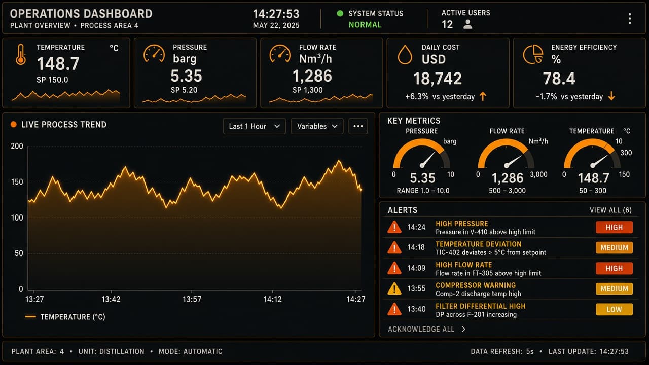 Operations dashboard
